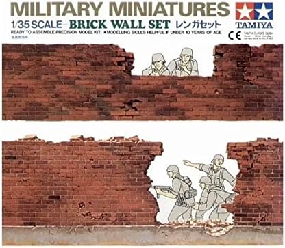 Military Miniatures 1/35 scale- Brick Wall Set