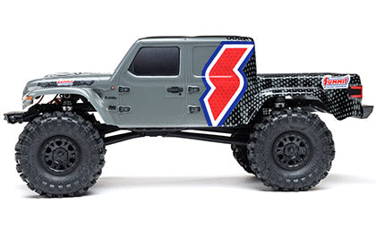 1/24 SCX24 Summit Racing Jeep Gladiator 4X4 Rock Crawler RTR (Battery & Charger Included), Gray