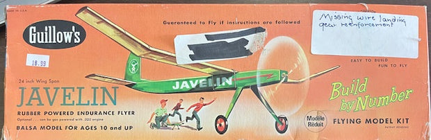 Javelin (build by number model kit)