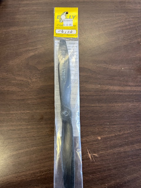 Standard Carbon Fibre Exoxy Composite-  11 3/4 x4 1/4 Propeller