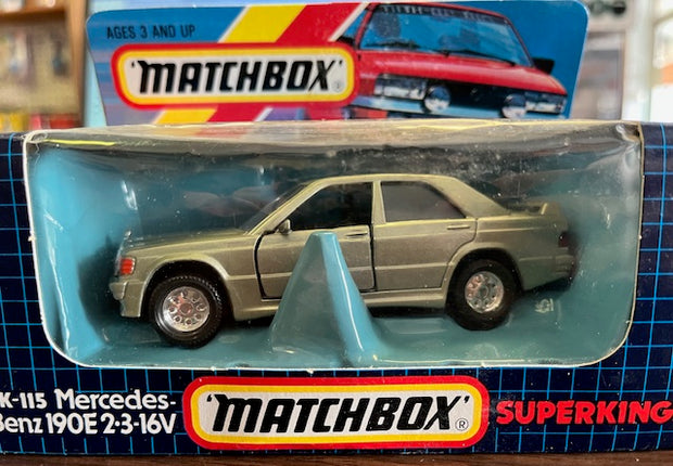 Matchbox Superkings Mercedes Benz 190E 2.3-16V- Diecast model car