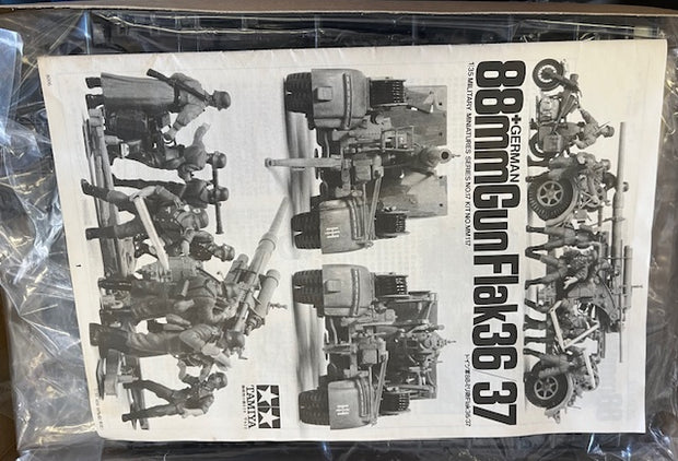 German 88mm GunFlak 36/37- 1/35 scale