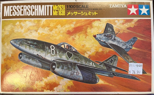 Messerschmitt Me 262A & Me 163B- 1/100 scale