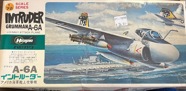 Grumman A-6A Intruder (U.S. Navy Attack Plane)- 1/72 scale