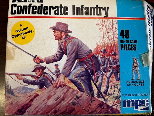HO/ OO scale- American Civil War Confederate Infantry