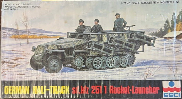 GERMAN HALF-TRACK Sd.kfz 251 1 Rocket-Launcher- 1/72 scale