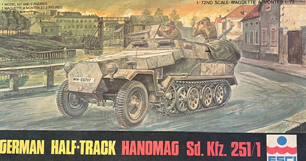 GERMAN HALF-TRACK HANOMAG Sd. Kfz. 251/1- 1/72 scale