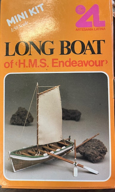 Long Boat of "H.M.S. Endeavour" Mini 1/50 scale kit