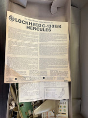 LOCKHEED C-130E HERCULES GIANT MILITARY TRANSPORT AIRCRAFT- 1/72 scale