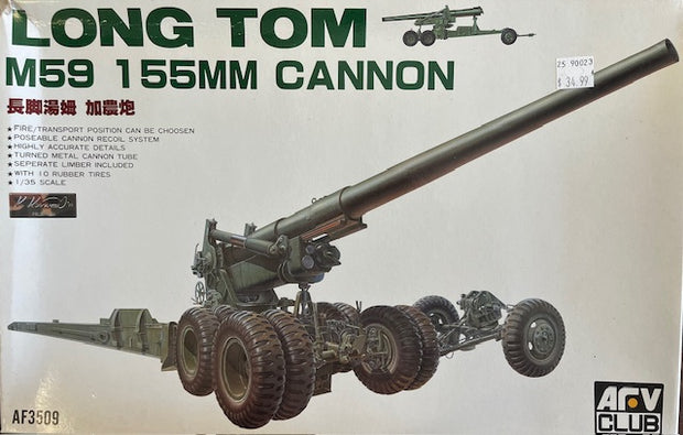 LONG TOM M59 155MM CANNON- 1/35 scale