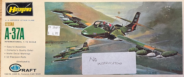 U.S. Airforce Attack Plane Cessna A-37A- 1/72 scale