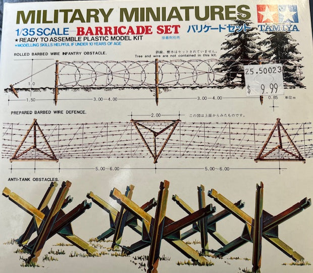 MILITARY MINIATURES 1/35 SCALE-BARRICADE SET