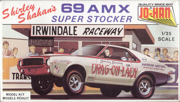 Jo-Han Shirley Shahan "Drag-On-Lady" 1969 AMC AMX Super Stock