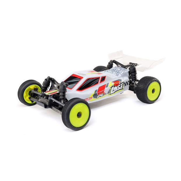 Losi Micro-B 2WD Buggy White RTR RC Car 1/24