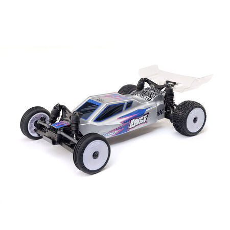 Losi Micro-B 2WD Buggy Silver RTR RC Car 1/24