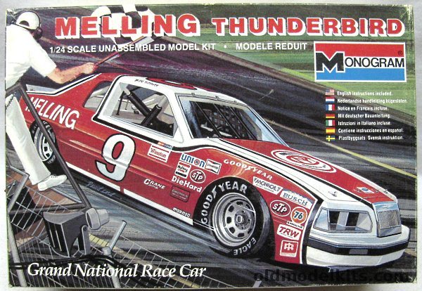 Monogram 1/24 Melling Thunderbird model kit