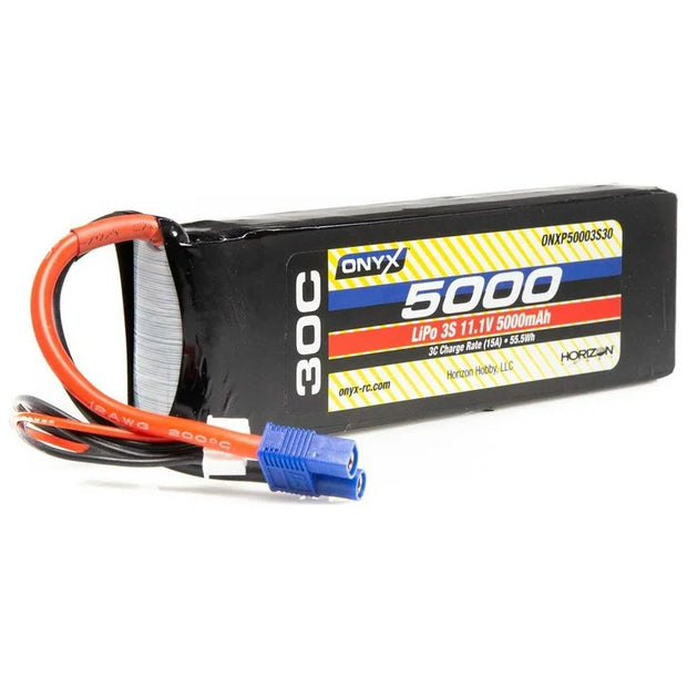 Onyx 5000mAh 3S 11.1V 30C LiPo EC3