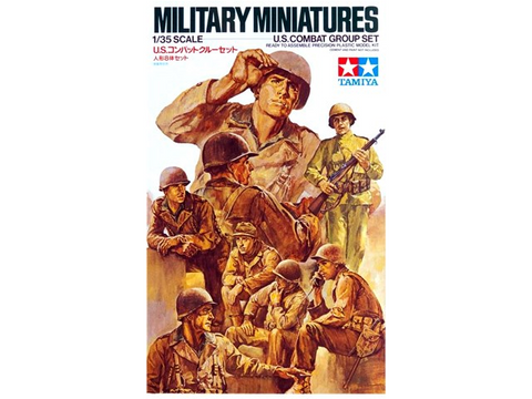 Military Miniatures 1/35 scale- U.S. Combat Group Set