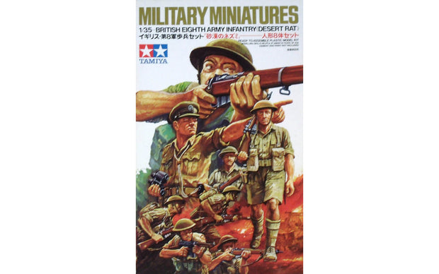 Military Miniatures 1/35 scale- British Eighth Army Infantry "Desert Rat" MM