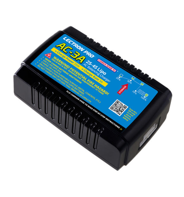 RC AC-3A LiPo Balancing Charger - 2S 4S 35W 3A CMSAC-3A