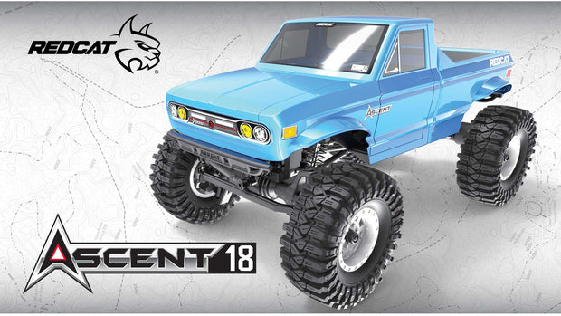 Ascent 18 1/18 Scale Brushed Eectric 4WD Rock Crawler (Grey)