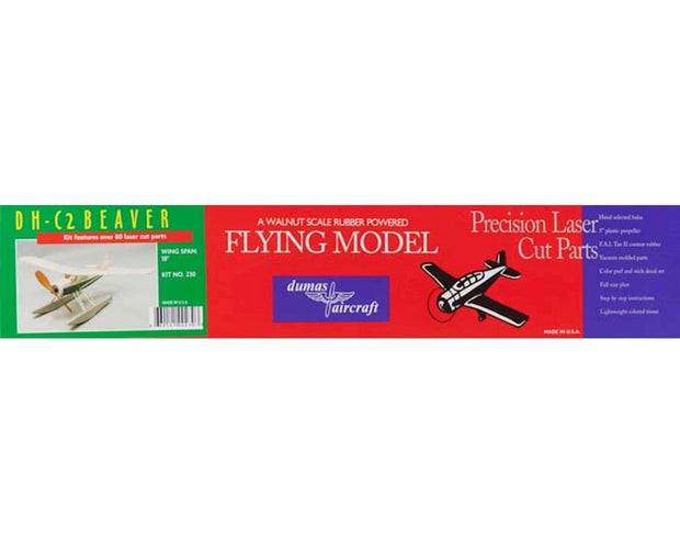 DH- C2 Beaver - A Walnut Scale Rubber Powered Flying Model
