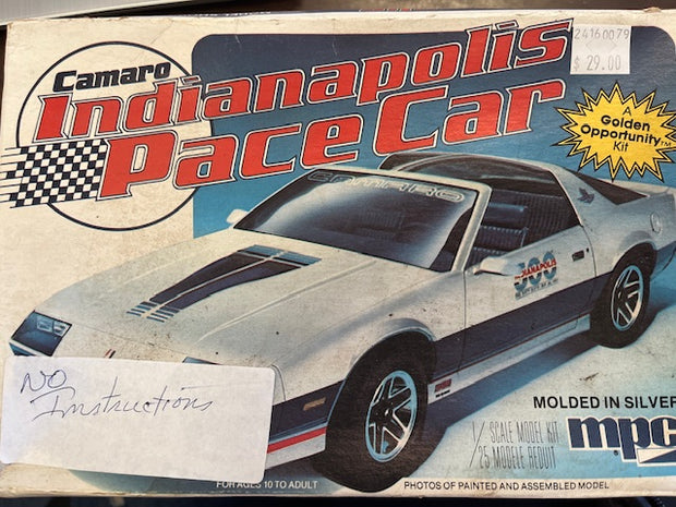 Camaro Indianapolis Pace Car - 1/25 scale