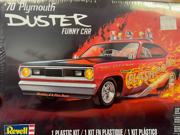 ‘70 Plymouth Duster Funny Car- 1/24 scale