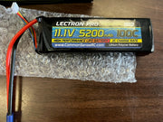 11.1V 5200mAh 100C Lipo Battery with EC3 Connector