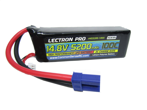 4S 5200 100C Lectron Pro LiPo battery