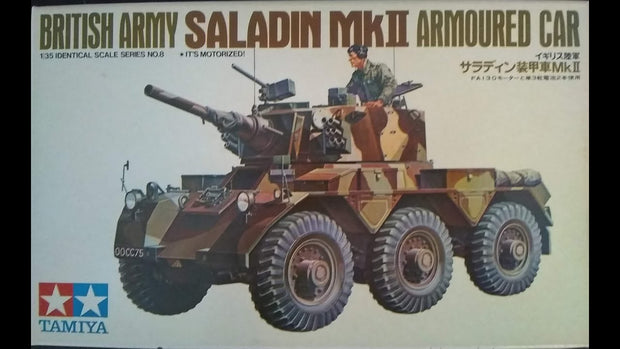 British Army Saladin Mk II. Armoured Car- 1/35 scale