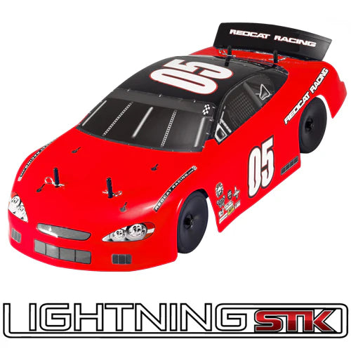 Redcat Lightning STK RC Car - 1:10 Brushed Electric On Road Car - Red