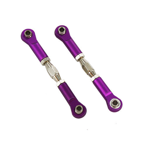 4x36mm Steel Turnbuckles W/ Aluminum Rod Ends (Purple) (2pcs)