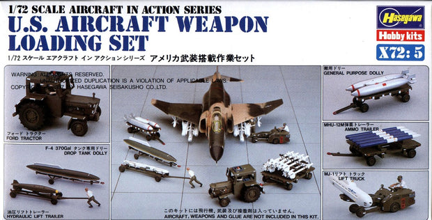 Aircraft in Action Series: U.S. Aircraft Weapon Loading Set - 1/72 scale
