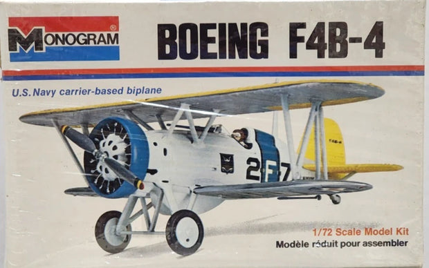MONOGRAM 1/72 BOEING F4B-4 #6795 vintage 1979 MULTIPLE AIRCRAFT