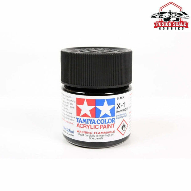 Acrylic X-1 Black (23ml)