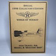 Wings Of Texaco 1998 Collector's Edition 1930 Travel Air Model R "Mystery Ship" (Piggy Bank)