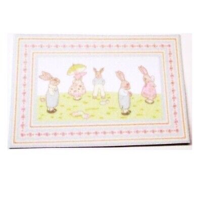 Small Rug Bunny Hop Easter