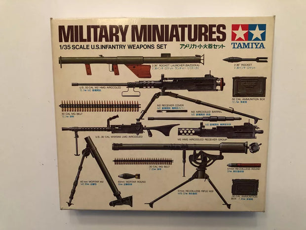 Military Miniatures 1/35 scale- US Infantry Weapons Set