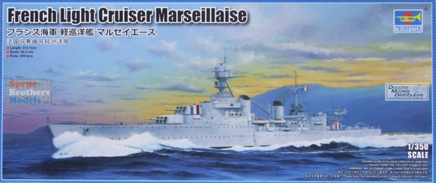 French Light Cruiser Marseillaise 1/350 scale