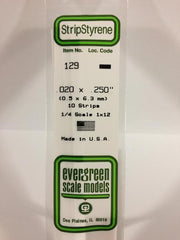 Styrene .020x.250