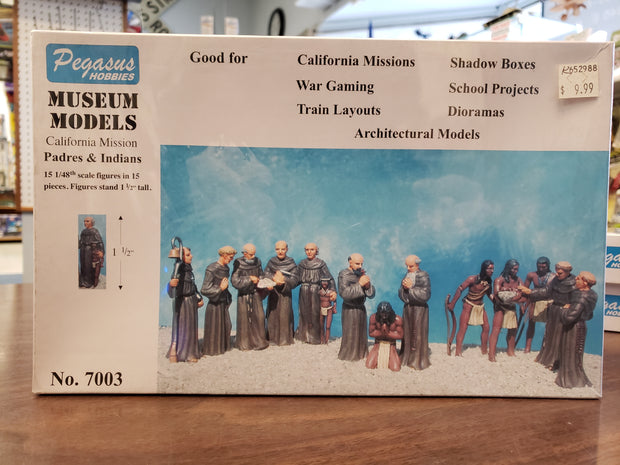 Pegasus California Mission Padres & Indians 1/48