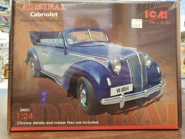 Admiral Cabriolet WWII German Pass Car