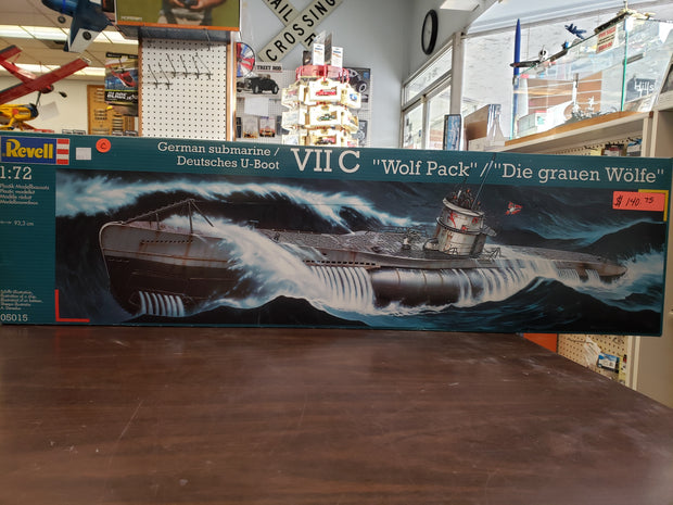 1:72 scale German Sub. VII C Wolf Pack