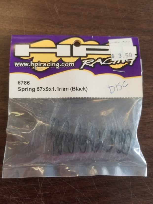 Spring 57x9x1.1mm (Black)