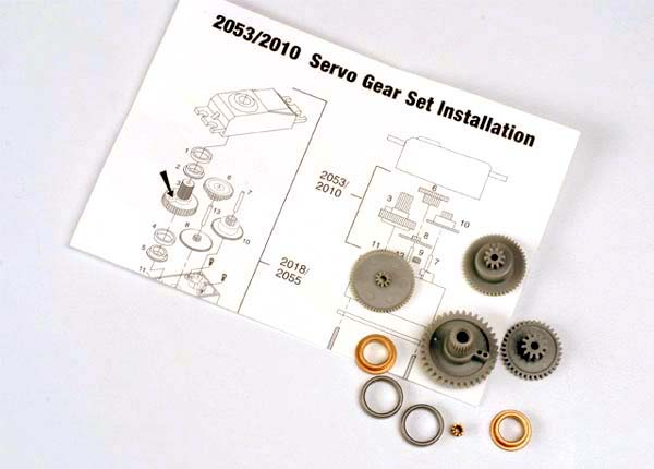 Servo gears (for 2055, 2056 servos)