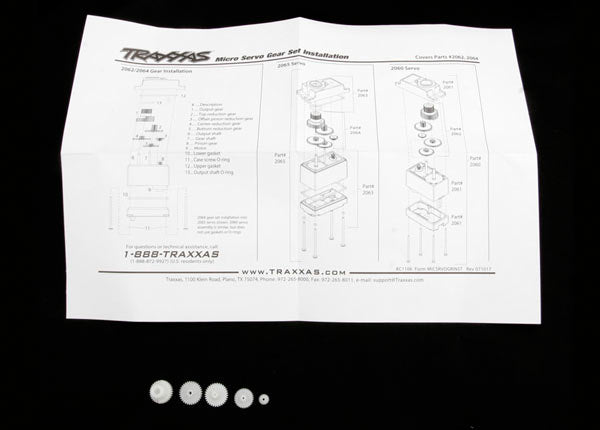 Gear Set Water Proof Sub-Micro Servo