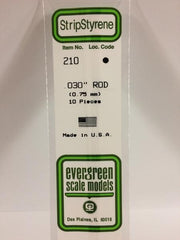 Styrene  .030 Rod