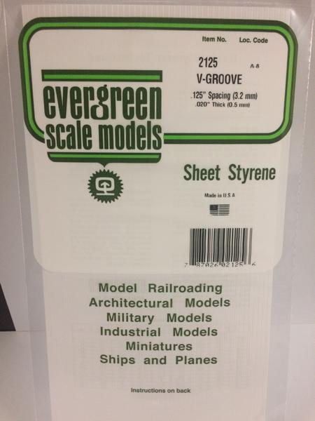 Styrene Sheet v-Groove