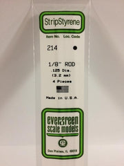 Styrene  1/8" Rod